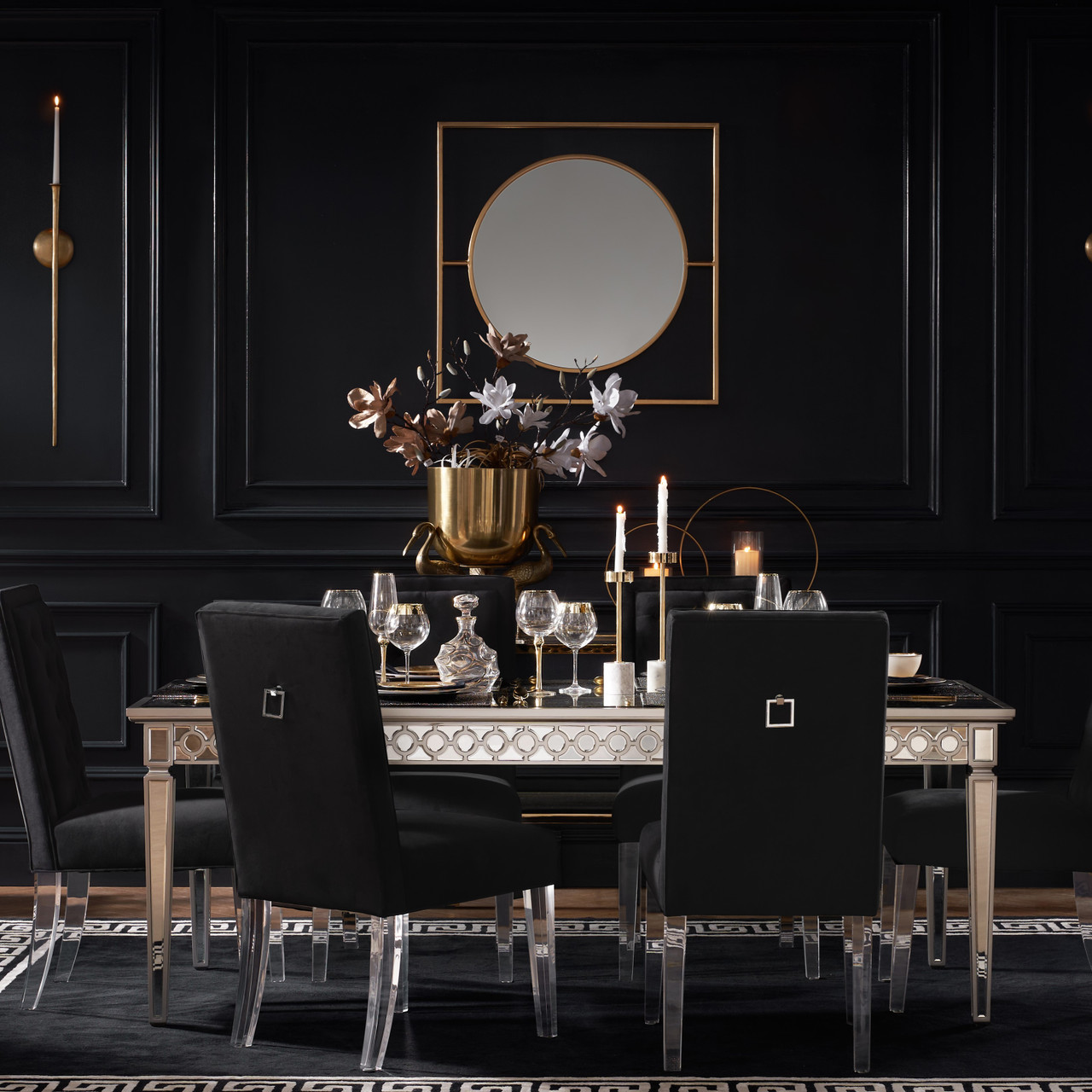 Sophie Mirrored Dining Table~013003528